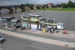 Der Blick auf die Elbe